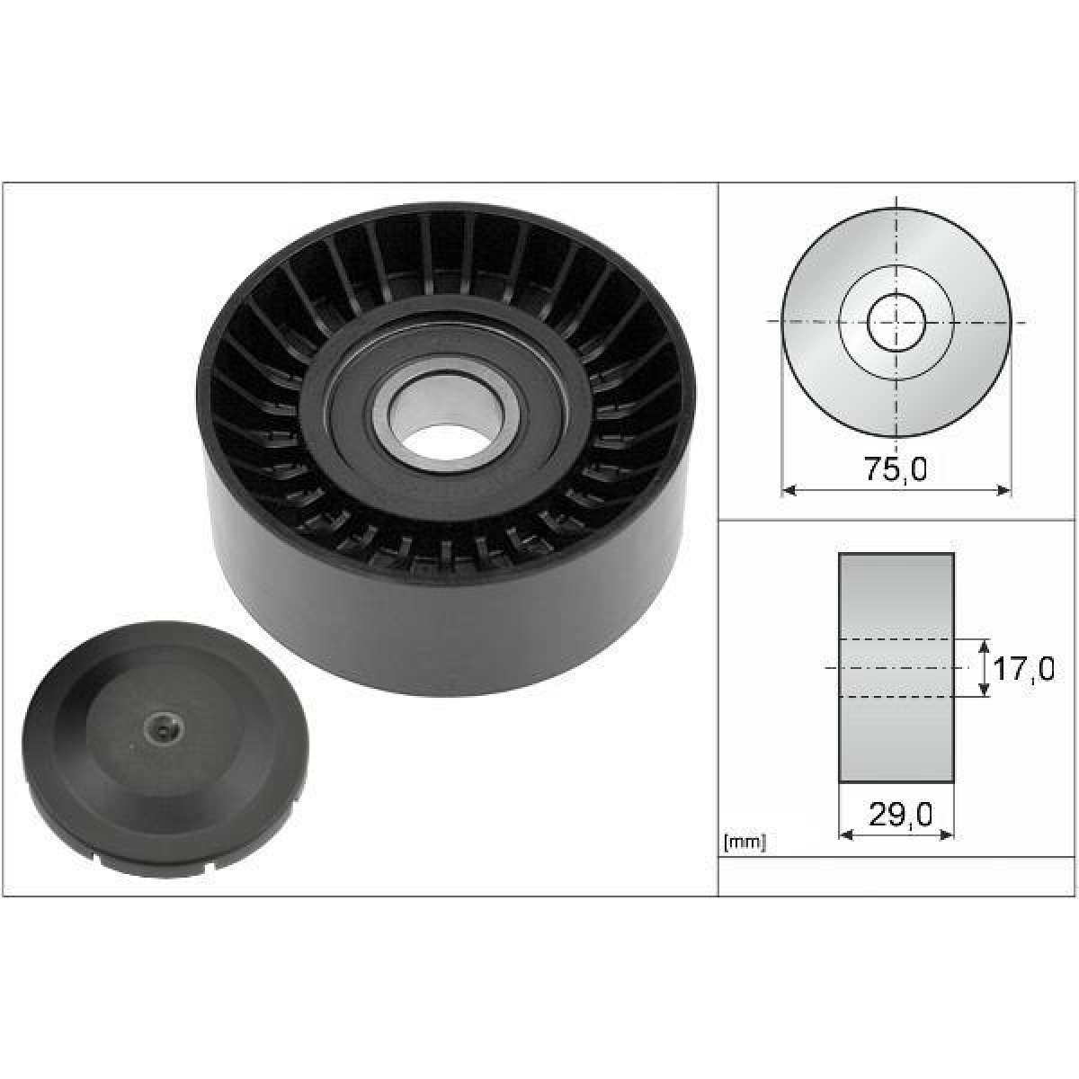 ŞARZ GERGİ RULMANI CRF 2,5 TDI DÜZ
